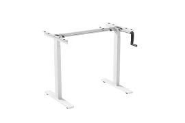 Desk frame, white, manually adjustable Spacetronik SPE-110MW