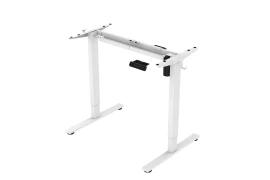 Electric height adjustable desk frame, white, Spacetronik SPE-122