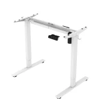 Electric height adjustable desk frame, white, Spacetronik SPE-122