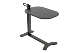 Bed Table with Adjustable Height Spacetronik BUDDY 06, Black Top, Black Frame