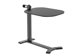 Bed Table with Adjustable Height Spacetronik BUDDY 06, Black Top, Black Frame