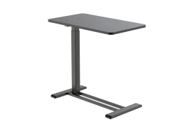 Bed Table with Adjustable Height Spacetronik BUDDY 08, Black Top and Black Frame