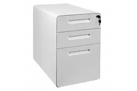 3-Drawer Mobile File Cabinet Spacetronik SPC-150W