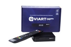 Tuner IPTV Qviart OG3Ws SAT DVB-S2 Linux OTT QTV Online TV Xtream M3U