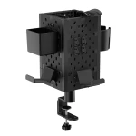 Perforated holder for accessories above the desk Spacetronik Ergoline Holdee SPB-154B, Black